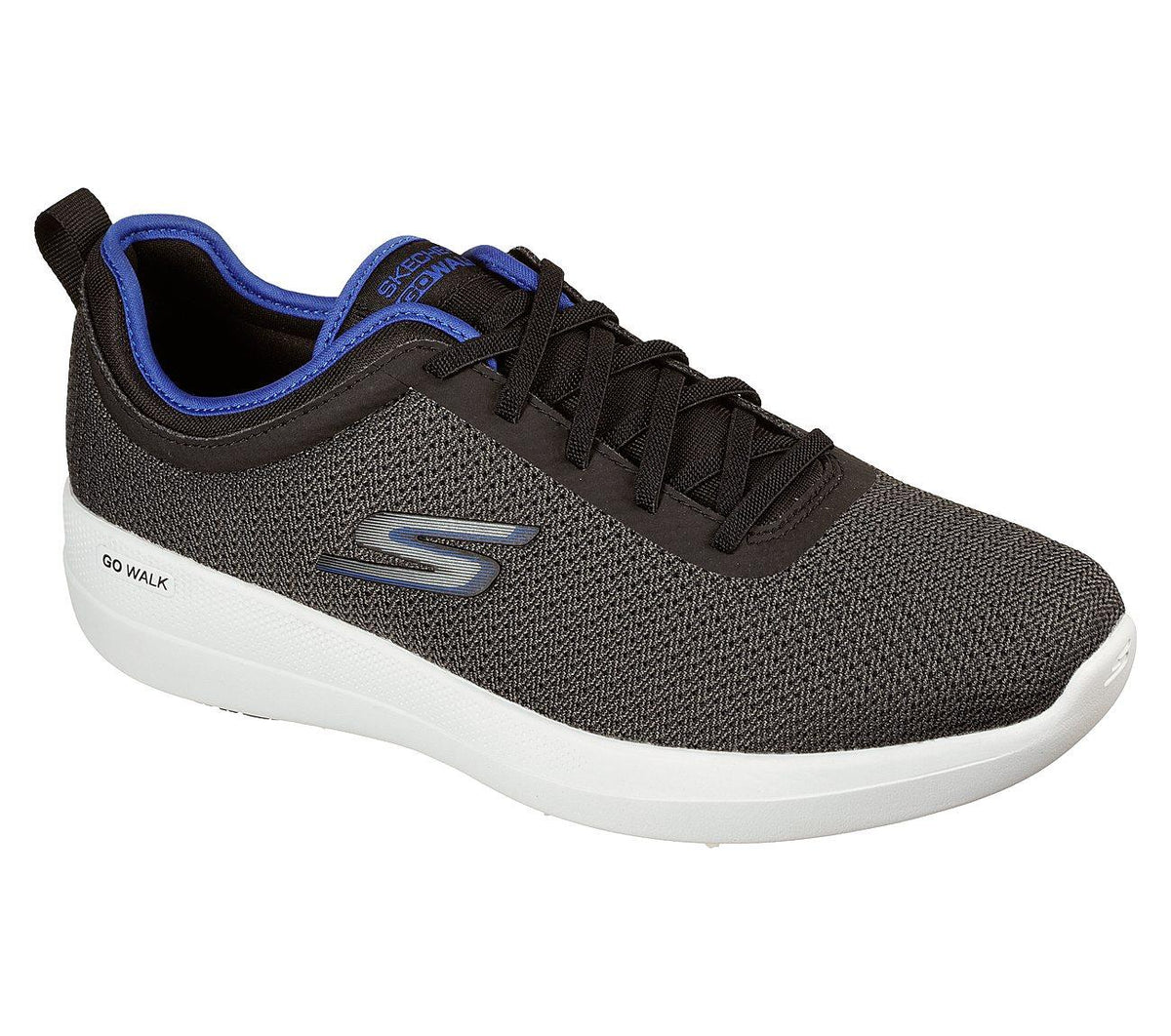 SKECHERS Men's GOwalk Stability - Progress shoe in Black/Blue - 6 / Black