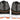 Gola Active Men's Luna Trainers in Black/Charcoal/Orange