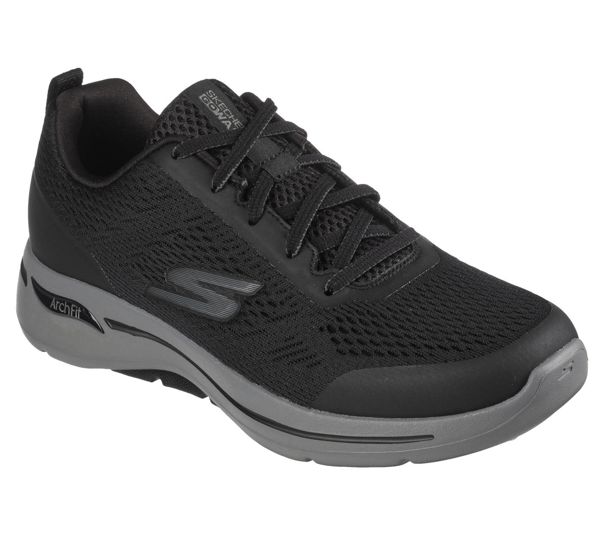 Skechers Men's GOwalk Arch Fit - Idyllic Sneaker Shoes in Black in Size UK7 to UK15 - 14 / Black