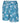 Espionage Swimshort For Men with Hawaiian Print in Blue, 2XL-8XL