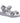 Hush Puppies Sara Quarter Strap Sandal Ladies in Grey