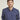 Double Two Men's Plus Size Bci Cotton Twill Windowpane Checked Long Sleeve Shirt (1184A)