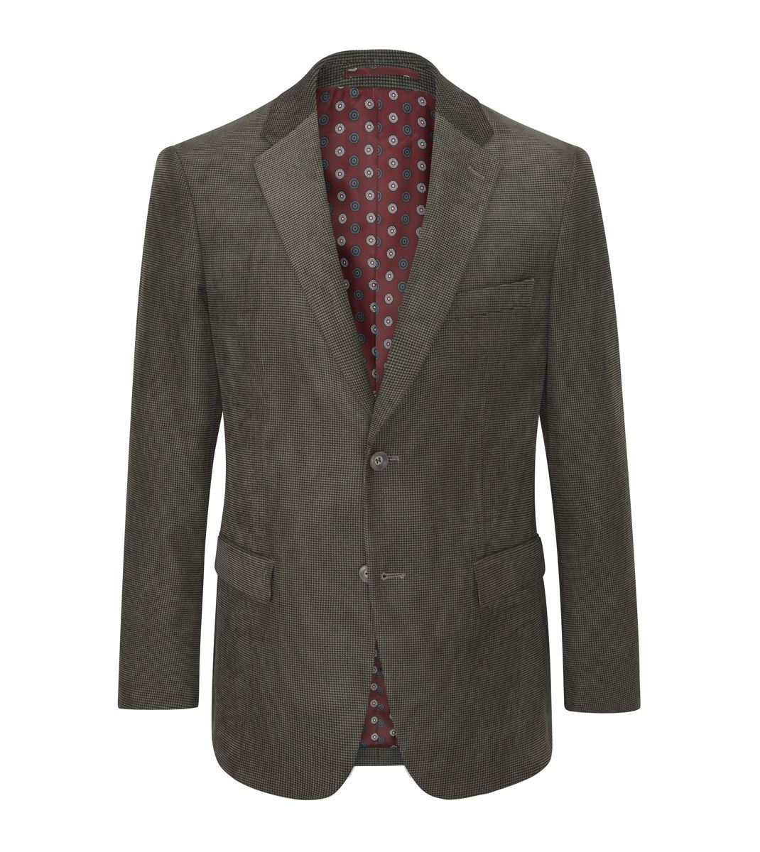 Skopes Hodgkinson Textured Sports Jacket For Mens in Olive, 36S-62L - 36R / Olive