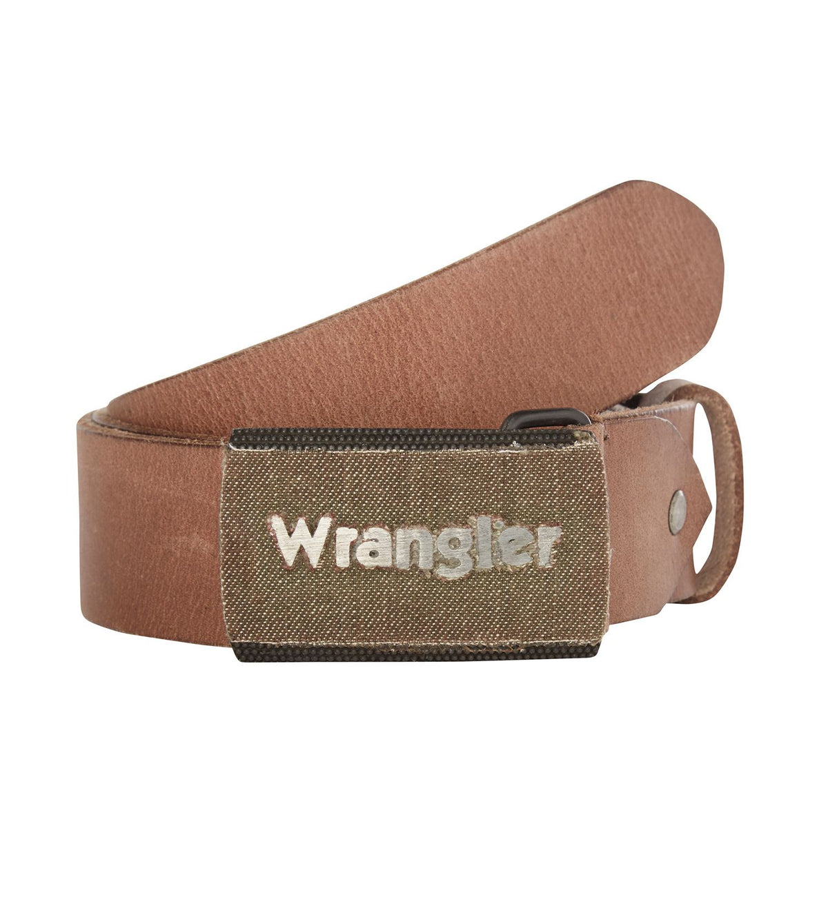 Wrangler Kabel Logo Buckle Brown Belt - 3XL / Brown