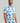 Double TWO Floral Leaf Print Short Sleeve Shirt For Men in Teal, M-5XL
