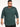 D555 Men's LINCOLN Long Sleeve Front and Back Printed T-Shirt in Green, 3XL to 6XL