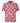 Espionage Men's Plus Size Leaf Print Soft Peach Cotton Finish Shirt (SH356) XXL-8XL, Red/White