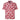 Espionage Men's Plus Size Leaf Print Soft Peach Cotton Finish Shirt (SH356) XXL-8XL, Red/White