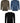 Espionage Men's Big Size Pure Cotton Long Sleeve Grandad Tee Shirts (310) 2XL-8XL, 3 Colours