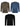 Espionage Men's Big Size Pure Cotton Long Sleeve Grandad Tee Shirts (310) 2XL-8XL, 3 Colours