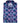 Double Two Life Style Men's Plus Size Pure Cotton Navy Floral Print Long Sleeve Shirt (1178A)