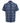 D555 WALSALL Check Short Sleeve Shirt With Pocket For Men in Navy, 2XL-8XL