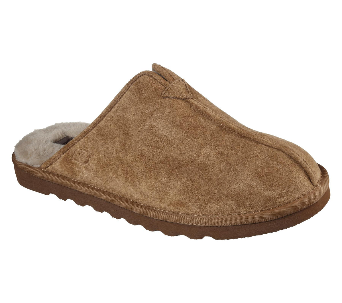 SKECHERS Men's Renten-Palco Slip-on Backless Casual Comfort Slippers in Tan in Size UK6 to UK13 - 6 / Tan