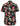 D555 LENNOX Hawaiian  Print Short Sleeve Shirt for Men's (101500) in Black, 3XL-6XL