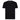 Espionage Men's Plus Size New Grandad Style Pique Tee Shirt in Black 2XL to 8XL