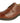 Mens Easy B Extra Wide Fit (2V) Leather Streamlined Lace-up Shoe (Richmond) in Tan