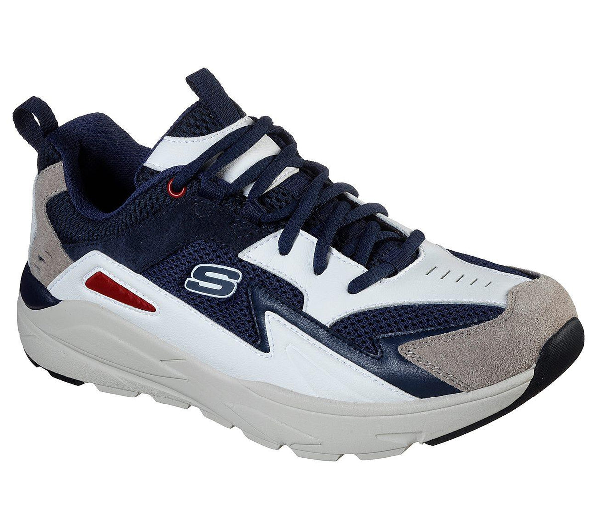 SKECHERS Men's Relaxed Fit: Verrado - Randen Sporty Sneakers in Navy/White - UK 11 / Navy/White