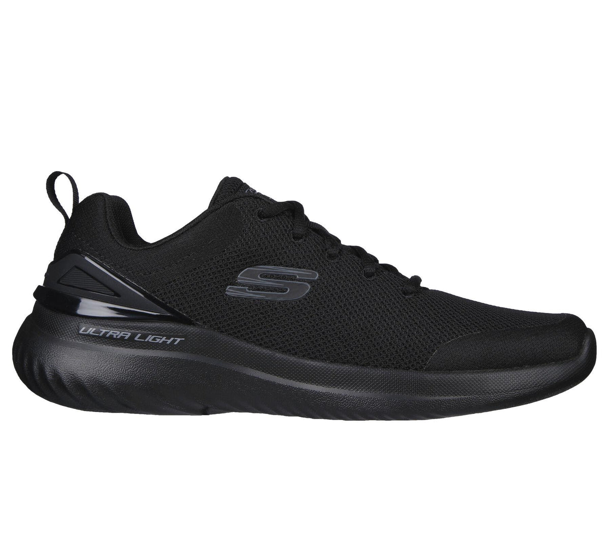 Skechers (232670) Men's Bounder 2.0 - Nasher Lace-Up Sporty Shoes in Black 8 to 13 - 13 / Black