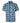 Kam Jeanswear Men's Plus Size Premium Stretch Check Shirt in Blue, Sizes 2XL to 8XL