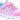 Skechers Heart Lights Rainbow Lux Sports Shoes Childrens Sports in Pink/Mulitcoloured