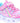Skechers Heart Lights Rainbow Lux Sports Shoes Childrens Sports in Pink/Mulitcoloured