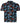 Espionage Short Sleeve Shirt For Men with Leaf Print in Black, 2XL-8XL
