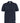 D555 Men's ROSEMARY Woven Full Stripe Jersey Polo in Navy/ Teal 2XL to 6XL