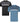 KAM Mens Big Size Twin Pack Chequered Tee