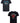 Jack & Jones Men's Plus Size Cotton Tee Shirt Printed Logo On Front 1XL To 6XL Black & Navy