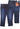 WRANGLER TEXAS STRETCH DARK WASHED BLUE JEANS WITH FADDING EFFECT (TOUGH DARK) IN WAIST 40 TO 48" & INSIDELEG 30/32/34