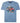 Espionage Graffiti Graphic Print Tee Shirt For Men in Mid Blue, 2XL-6XL