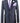 VOEUT Men's Big Size Classic Fit Suit Jacket in Tonic Blue Size 48 to 64