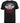 D555 Men's CHARLES California Rebel Skull Gradient Printed T-shirt in Washed Black 2XL to 5XL
