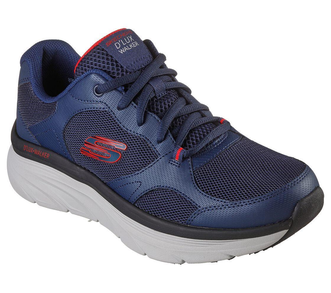 Skechers Men's Relaxed Fit D'Lux Walker - Mainstream in Navy Size UK6 to UK13 - 6.5 / Navy