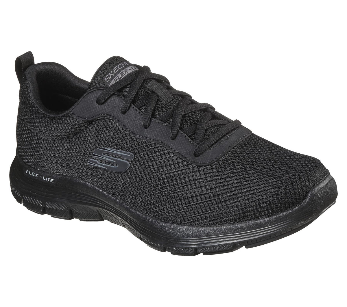 Skechers Men's Flex Advantage 4.0 Sneaker shoes in Black in UK 6 to UK 13 - 8 / Black