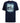 D555 KNOWLE Detroit Motor Bike Print Crew Neck T-Shirt For Men in Navy, 2XL-8XL
