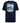 D555 KNOWLE Detroit Motor Bike Print Crew Neck T-Shirt For Men in Navy, 2XL-8XL