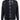 D555 GUY Knitted Cardigan For Men With Bonded Check Lining in Charcoal Marl, 2XL-6XL