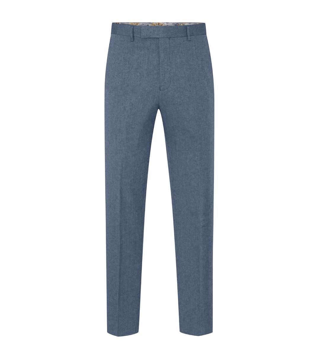 Skopes Calvados Suit Tailored Fit Trouser For Men in Blue, 30W-58W - Blue / 44R
