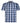 Espionage Men's Plus Size Poly cotton Short Sleeve Check Shirt in Charcoal Blue 2XL to 8XL