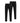 D555 TED 4 Way Stretch Tailored Trouser For Men with Stretch Waistband in Black, 40S-60L