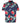 Kam (KBSP017) Kbs Mens Big Size Floral Print Shirt in Navy Colour 2XL-8XL