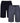 KAM Men's Big Size Extra Comfortable Twin Pack Plain And Printed Lounge Wear Shorts (KBS876) XXL-8XL, 2 Colour