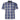 Espionage Short Sleeve Check Shirt For Men in Burgundy 2XL-8XL