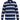 D555 Men's MARSHALL-Long Sleeve Rugby Style Striped Polo Shirt in Navy/White/Grey Stripe, 3XL to 6XL