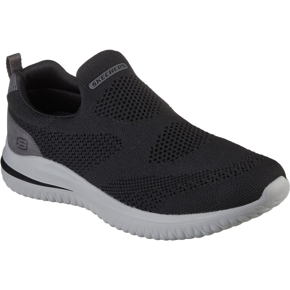 Skechers (GAR210405) Mens Sports Delson 3.0 Fairfield Shoes in UK 6 to 12 - 7 / Black