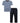 Espionage Men's Plus Size Yarn Dyed Tee And Plain Jersey Trouser Lounge Set (PJ129) XXL-8XL, Navy