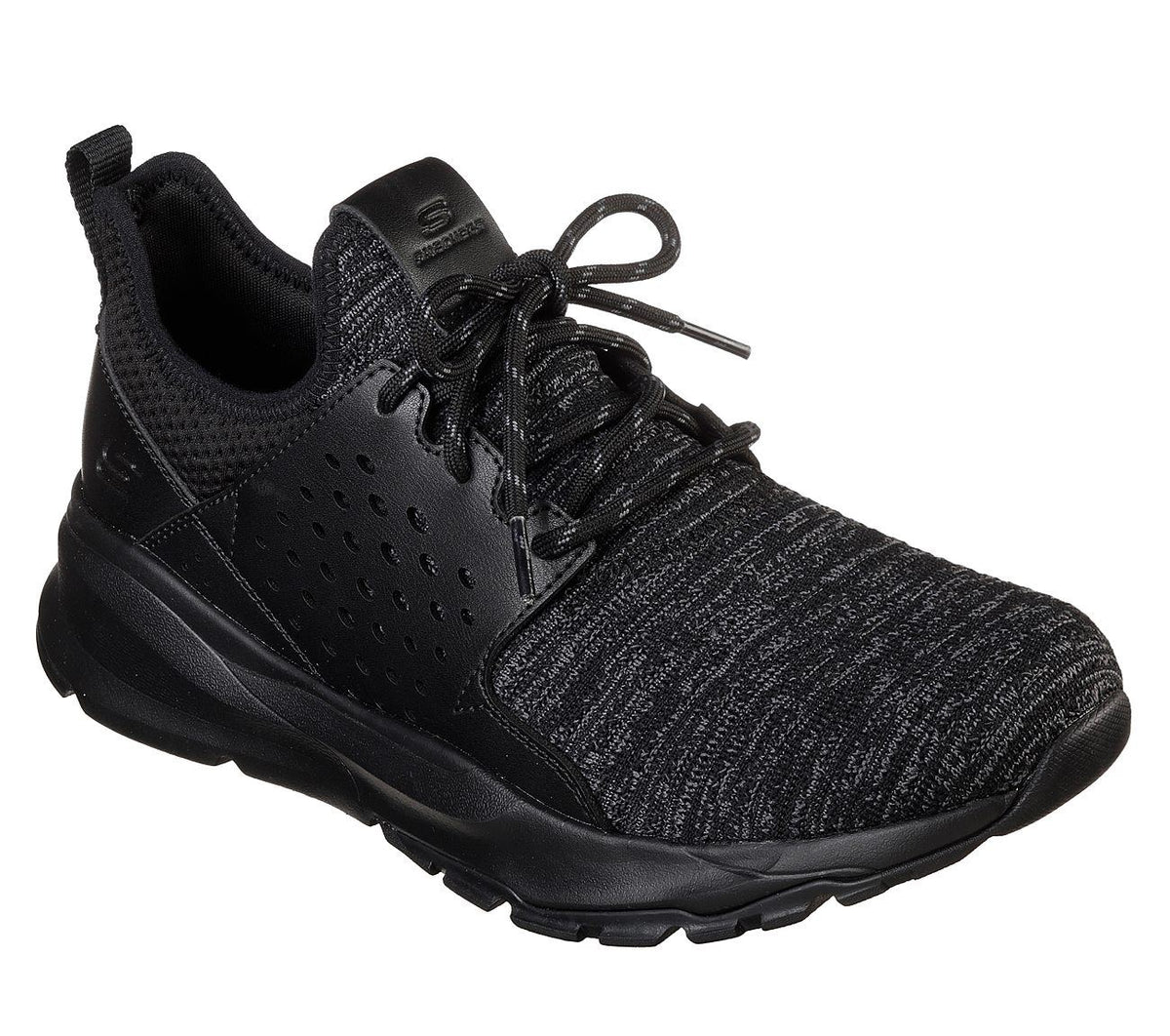 SKECHERS Men's Relven - Velton Shoes in Black - UK 6.5 / Black