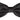 Double Two Men's Bow Tie in Black Size 15-23