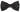 Double Two Men's Bow Tie in Black Size 15-23